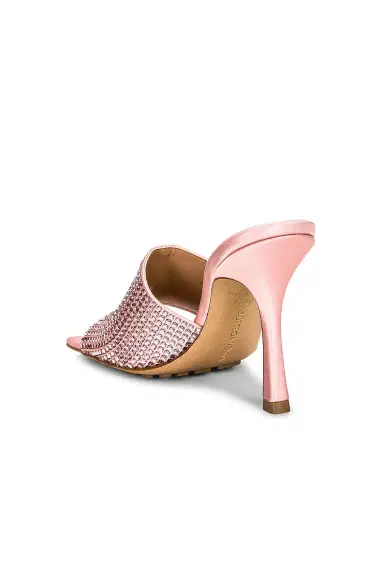 Bottega Veneta Sparkle Stretch Mule Sandals | Thumbnail 3