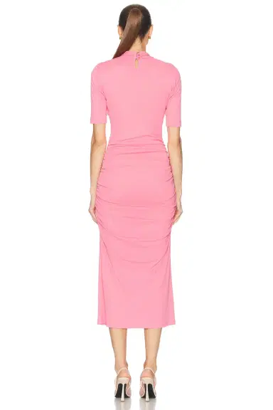 Carolina Herrera Twisted Neck Midi Dress | Thumbnail 3 Carolina Herrera Twisted Neck Midi Dress | Thumbnail 3