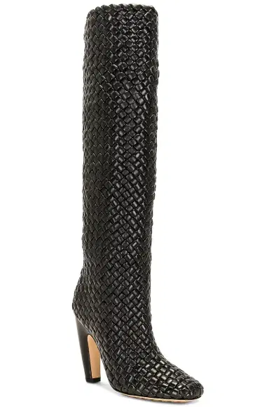 Bottega Veneta Mini Lido Weave Knee Boots | Thumbnail 2 Bottega Veneta Mini Lido Weave Knee Boots | Thumbnail 2