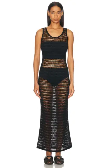 Alaïa Maxi Tank Dress | Thumbnail 1 Alaïa Maxi Tank Dress | Thumbnail 1