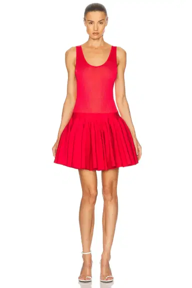 Alaïa Godet Dress | Thumbnail 4 Alaïa Godet Dress | Thumbnail 4