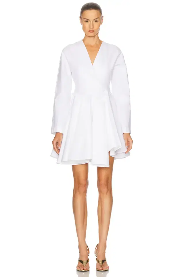 ALAÏA Asymmetrical Belt Dress