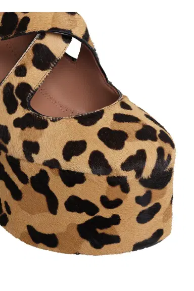 Alaïa Criss Cross Wedge | Thumbnail 4 Alaïa Criss Cross Wedge | Thumbnail 4