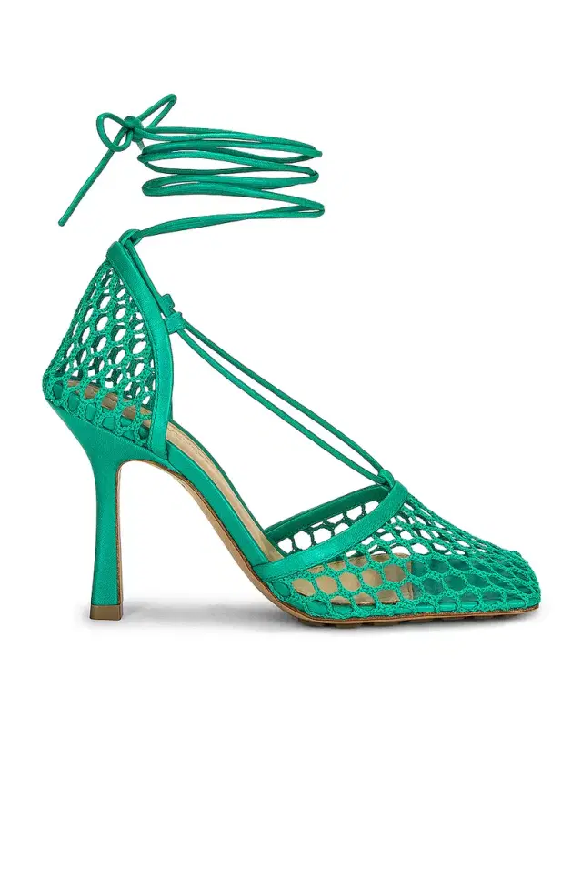 Bottega Veneta Stretch Ankle Strap Sandals