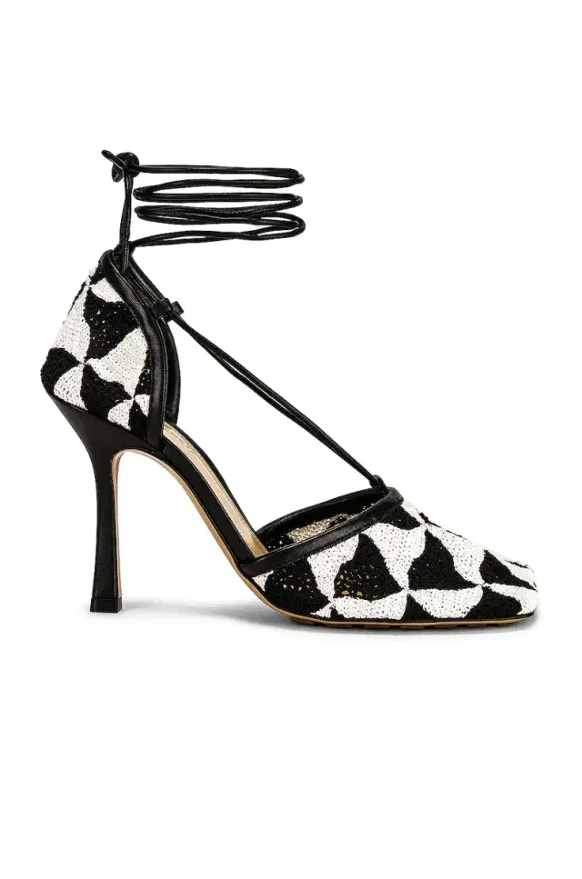 Bottega Veneta Stretch Lace Up Sandals