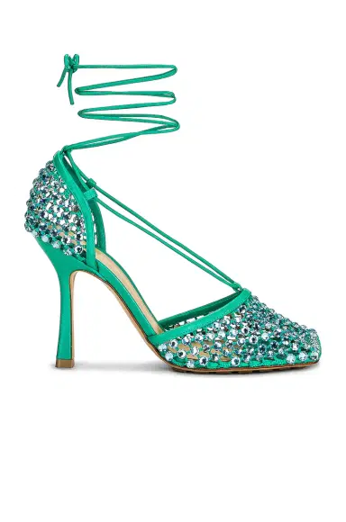 Bottega Veneta Stretch Lace-Up Sandals | Thumbnail 1