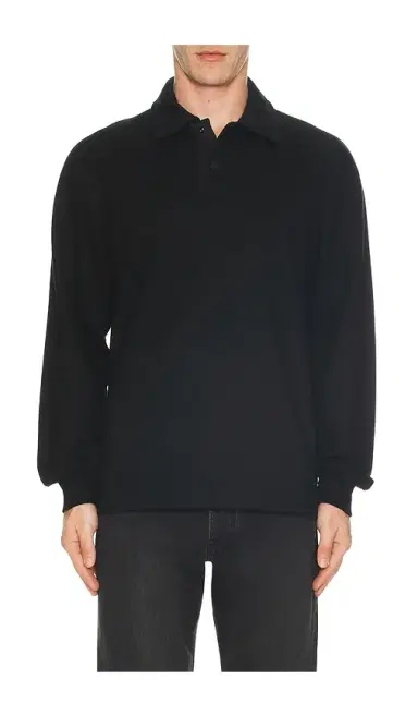REIGNING CHAMP Midweight Terry Rugby Sweater | Thumbnail 3