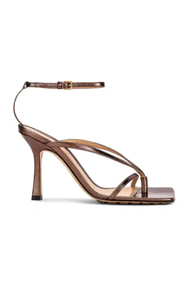 Bottega Veneta Stretch Metallic Leather Sandals | Thumbnail 1 Bottega Veneta Stretch Metallic Leather Sandals | Thumbnail 1