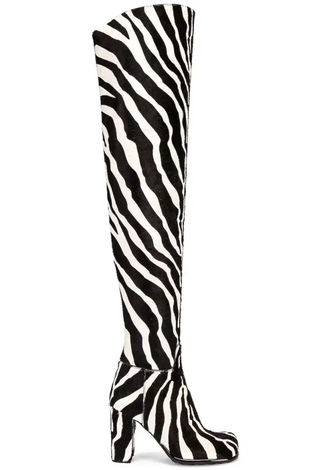 Bottega Veneta Leather Thigh High Boots