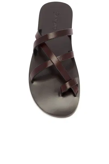 Saint Laurent Culver Flat Sandal | Thumbnail 4