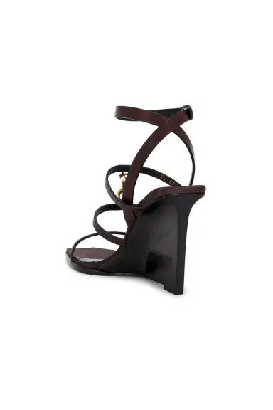 Saint Laurent Cassandra Wedge Sandal | Thumbnail 3 Saint Laurent Cassandra Wedge Sandal | Thumbnail 3