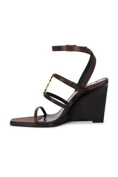 Saint Laurent Cassandra Wedge Sandal | Thumbnail 5 Saint Laurent Cassandra Wedge Sandal | Thumbnail 5