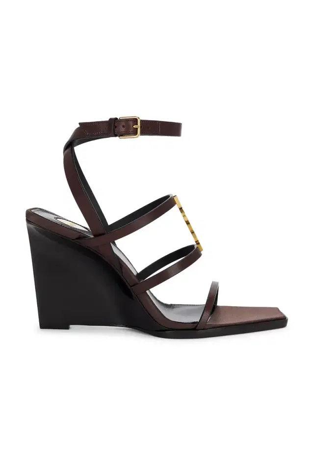 Saint Laurent Cassandra Wedge Sandal