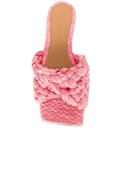 Bottega Veneta Raffia Stretch Flat Mules | Thumbnail 4 Bottega Veneta Raffia Stretch Flat Mules | Thumbnail 4