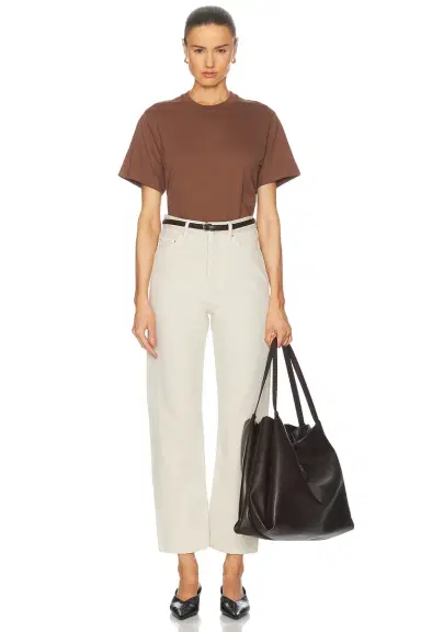 Toteme Twisted Seam Full Length Straight Leg Jeans | Thumbnail 5 Toteme Twisted Seam Full Length Straight Leg Jeans | Thumbnail 5