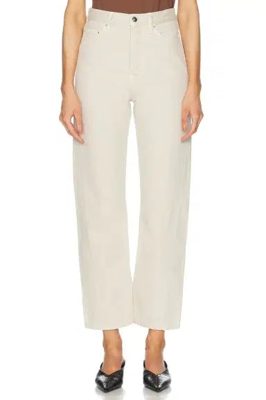 Toteme Twisted Seam Full Length Straight Leg Jeans | Thumbnail 1 Toteme Twisted Seam Full Length Straight Leg Jeans | Thumbnail 1