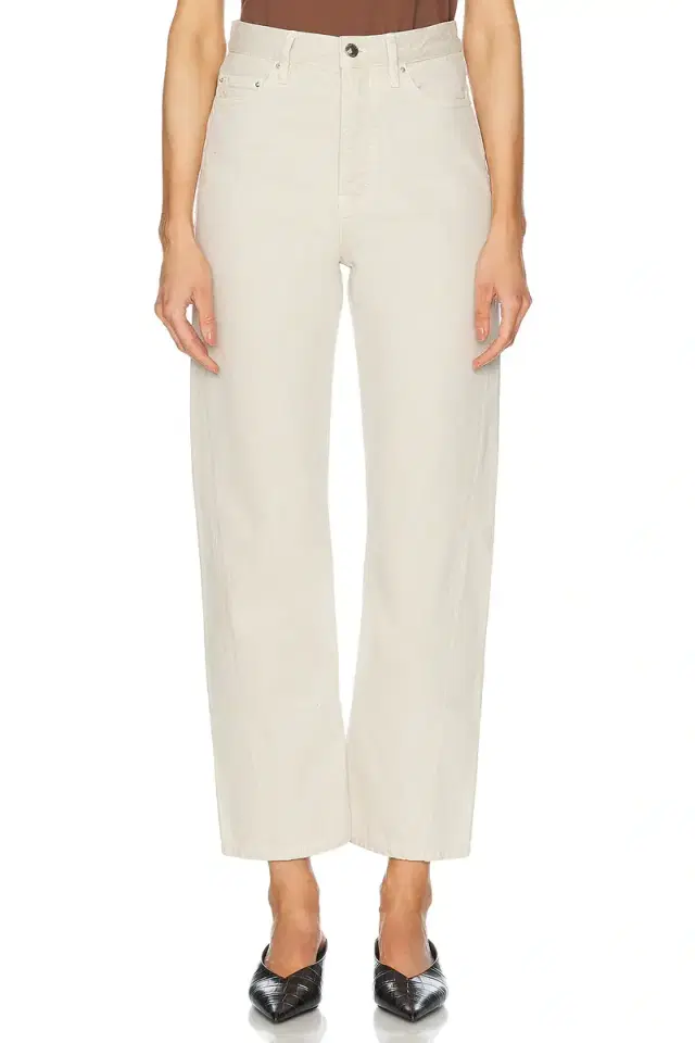 Toteme Twisted Seam Full Length Straight Leg Jeans