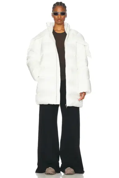 Rick Owens X Moncler Hooded Cyclopic Coat | Thumbnail 1 Rick Owens X Moncler Hooded Cyclopic Coat | Thumbnail 1