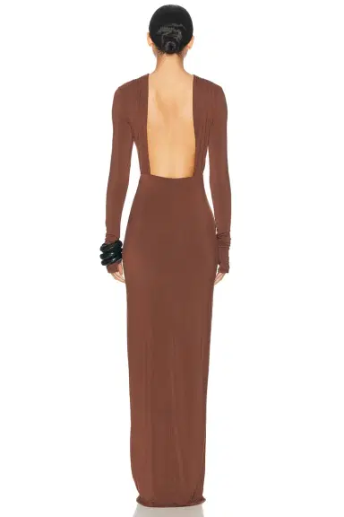 Helsa Jersey Backless Maxi Dress | Thumbnail 3 Helsa Jersey Backless Maxi Dress | Thumbnail 3