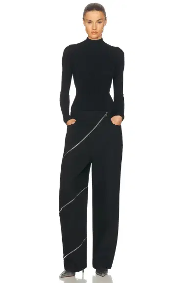 Alaïa Spiral Wide Leg Jeans | Thumbnail 5 Alaïa Spiral Wide Leg Jeans | Thumbnail 5