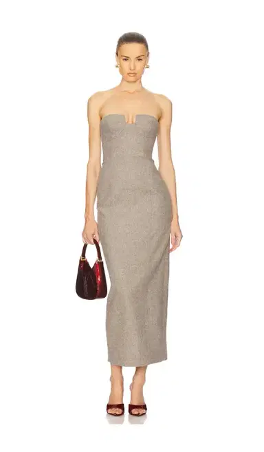 Helsa The Tweed Marilyn Dress | Thumbnail 4 Helsa The Tweed Marilyn Dress | Thumbnail 4