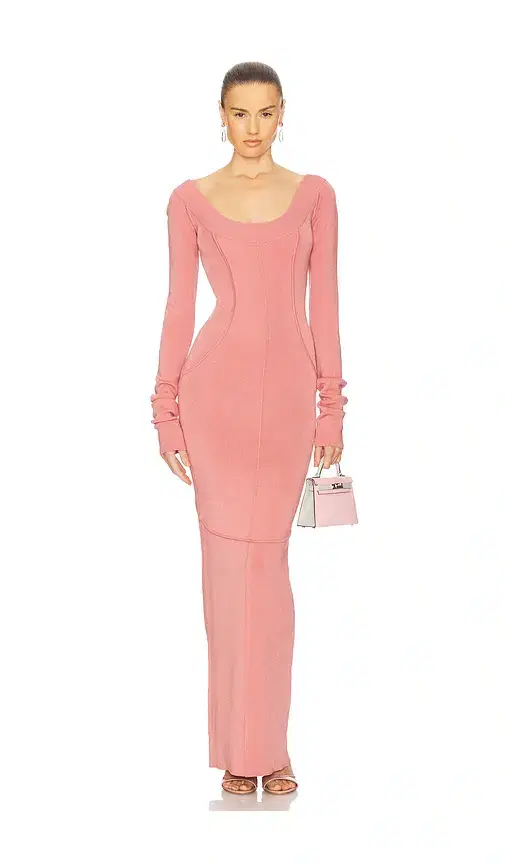 Helsa Scarlet Maxi Knit Dress