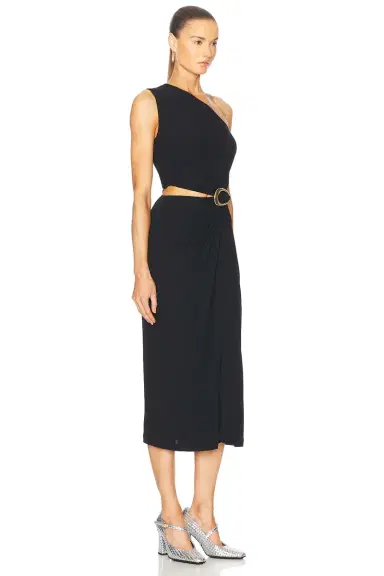 Bottega Veneta One Shoulder Dress | Thumbnail 2 Bottega Veneta One Shoulder Dress | Thumbnail 2