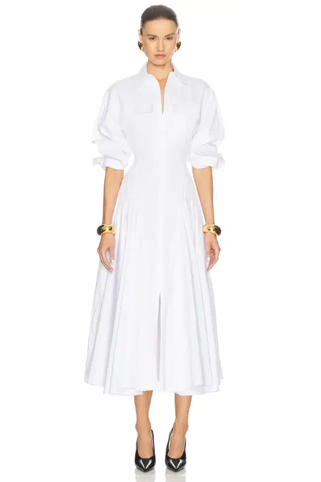 Helsa Godet Shirt Dress