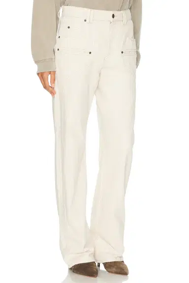 Isabel Marant Beryl Straight Leg Jeans | Thumbnail 2