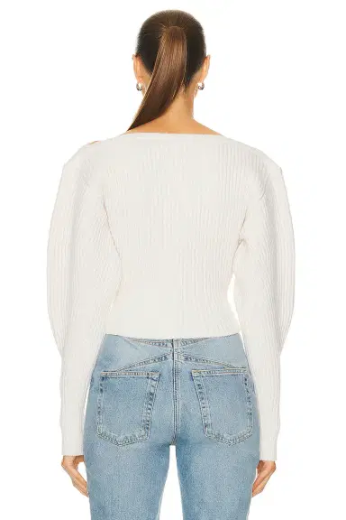 Alaïa Ribbed Sweater | Thumbnail 3 Alaïa Ribbed Sweater | Thumbnail 3