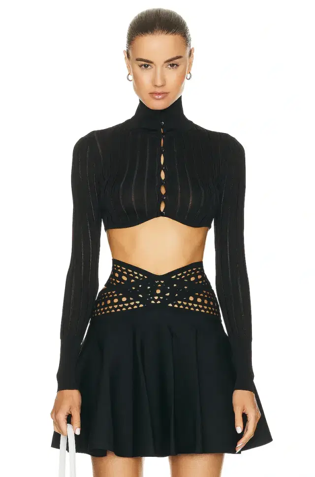 ALAÏA Crinoline Cardigan