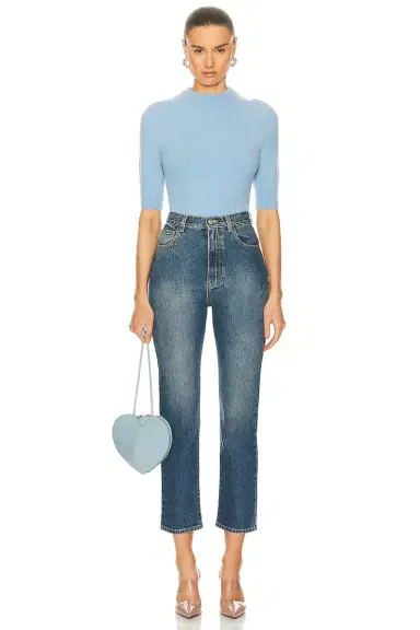 Alaïa Cropped Jumper Sweater | Thumbnail 4 Alaïa Cropped Jumper Sweater | Thumbnail 4