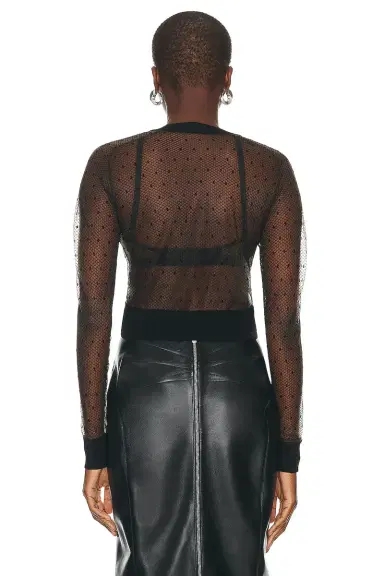 Alaïa Sheer Cardigan | Thumbnail 3 Alaïa Sheer Cardigan | Thumbnail 3