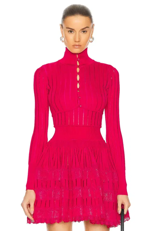 ALAÏA Crinoline Cardigan