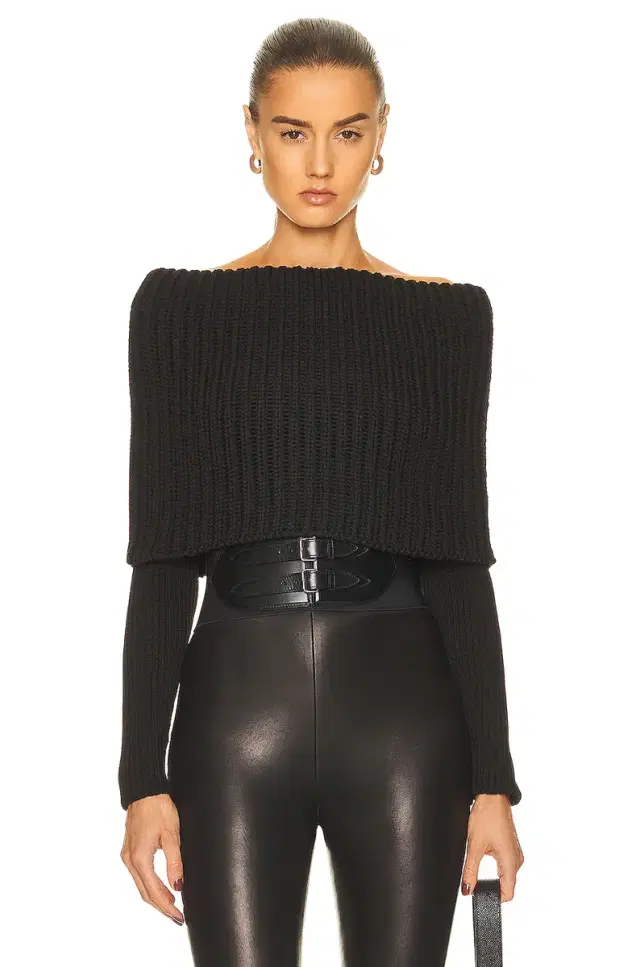 ALAÏA Detroit Off The Shoulder Sweater