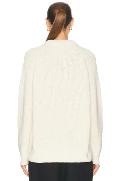 Jenni Kayne Oversized Cotton Fisherman Sweater | Thumbnail 3 Jenni Kayne Oversized Cotton Fisherman Sweater | Thumbnail 3