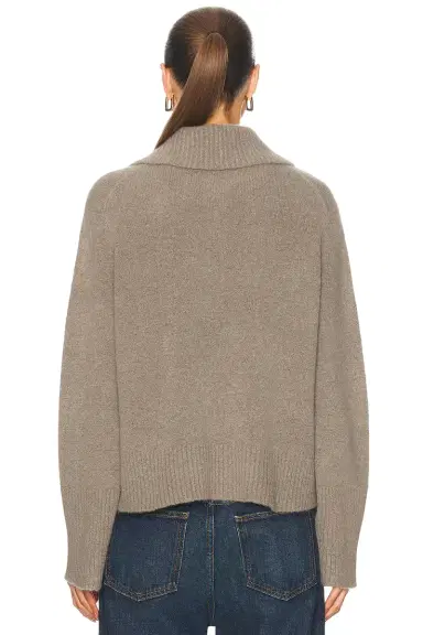Jenni Kayne Cashmere Stevie Polo Sweater | Thumbnail 3 Jenni Kayne Cashmere Stevie Polo Sweater | Thumbnail 3
