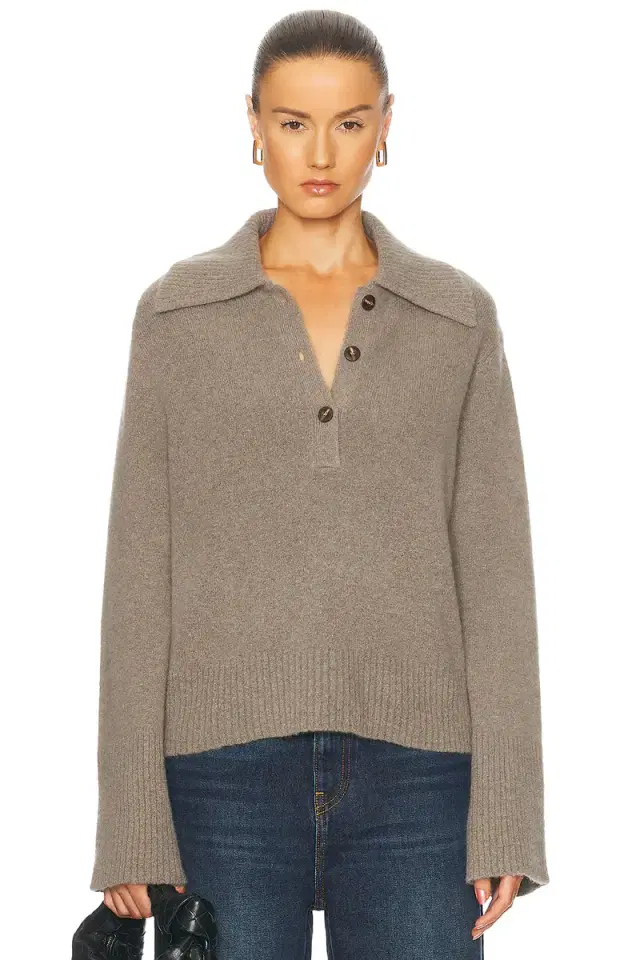 Jenni Kayne Cashmere Stevie Polo Sweater
