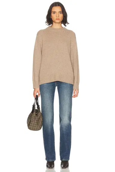 Jenni Kayne Cashmere Oversized Crewneck Sweater | Thumbnail 4