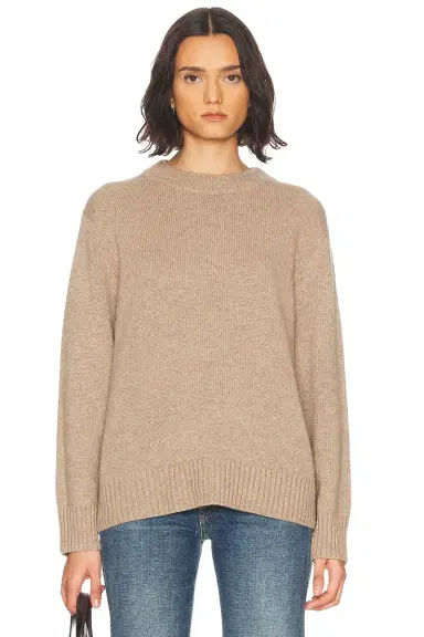 Jenni Kayne Cashmere Oversized Crewneck Sweater | Thumbnail 1