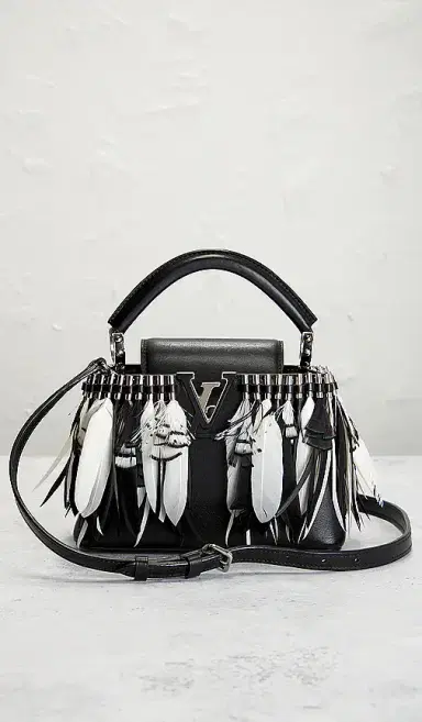 FWRD Renew Louis Vuitton Feather Capucines BB Handbag | Thumbnail 2 FWRD Renew Louis Vuitton Feather Capucines BB Handbag | Thumbnail 2