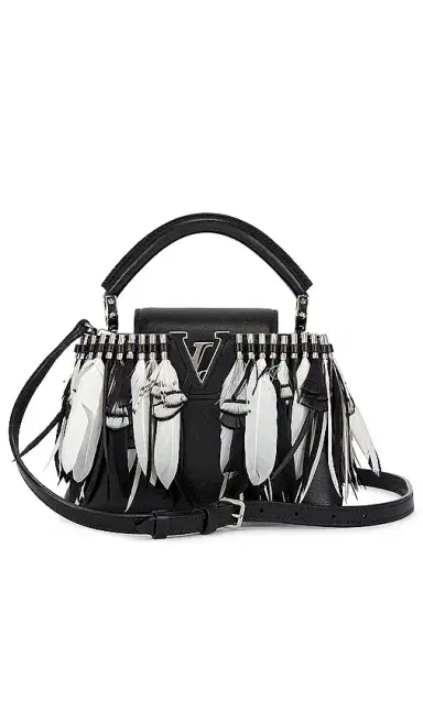 FWRD Renew Louis Vuitton Feather Capucines BB Handbag | Thumbnail 1 FWRD Renew Louis Vuitton Feather Capucines BB Handbag | Thumbnail 1