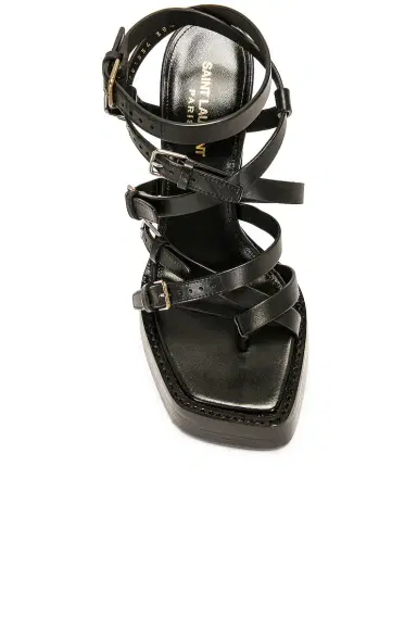 Saint Laurent Strappy Sandal | Thumbnail 4 Saint Laurent Strappy Sandal | Thumbnail 4