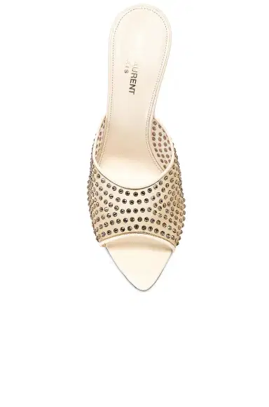Saint Laurent Blonde Mule Sandal | Thumbnail 4 Saint Laurent Blonde Mule Sandal | Thumbnail 4
