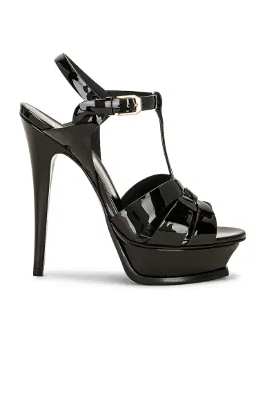 Saint Laurent Tribute Platform Sandal | Thumbnail 1 Saint Laurent Tribute Platform Sandal | Thumbnail 1