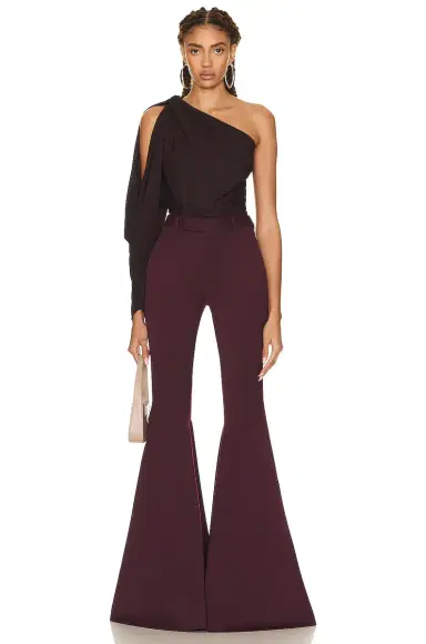 Saint Laurent Jersey One Shoulder Bodysuit | Thumbnail 6 Saint Laurent Jersey One Shoulder Bodysuit | Thumbnail 6