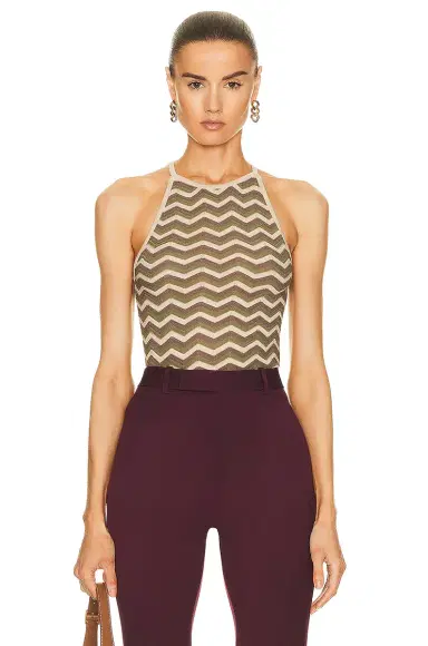 Saint Laurent Racerback Tank Top | Thumbnail 1 Saint Laurent Racerback Tank Top | Thumbnail 1