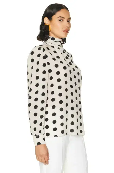 Saint Laurent Turtleneck Blouse | Thumbnail 2