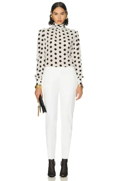 Saint Laurent Turtleneck Blouse | Thumbnail 4