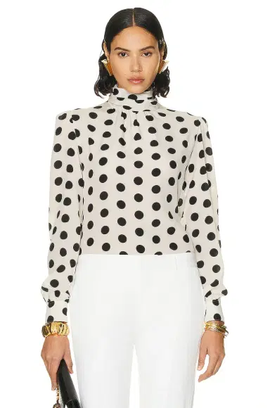 Saint Laurent Turtleneck Blouse | Thumbnail 1